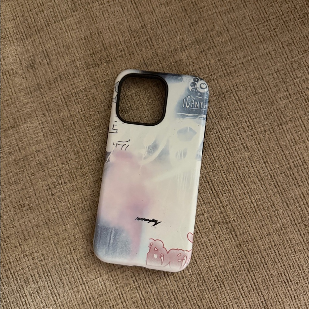 Artistic Pink and Blue Phone Case